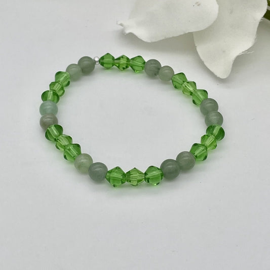 ST1504 Green Aventurine Bracelet 7"