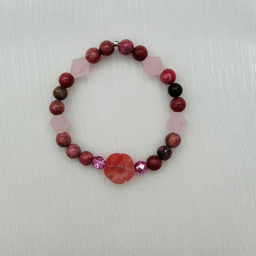 ST1462BL Rhodonite 7"