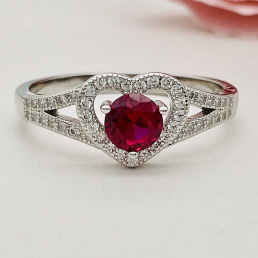 Z1498R Heart Ring