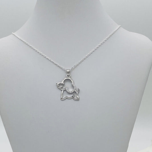 Z1533NL Puppy Necklace 18"