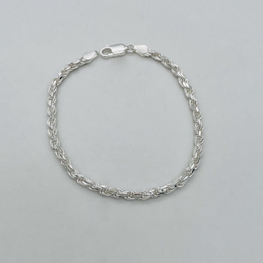 S1594 Rope Bracelet 3.7mm. x 7"