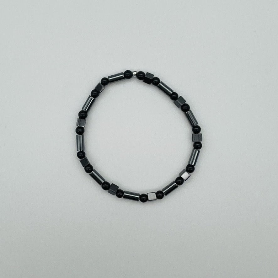 ST1779BL Black Onyx with Hemalyke Bracelet 7"