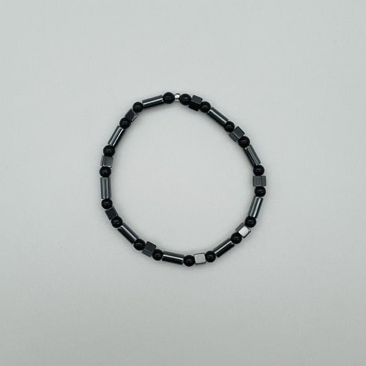 ST1779BL Black Onyx with Hemalyke Bracelet 7"