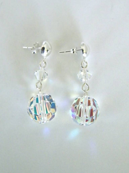 C951ER Clear AB Earrings