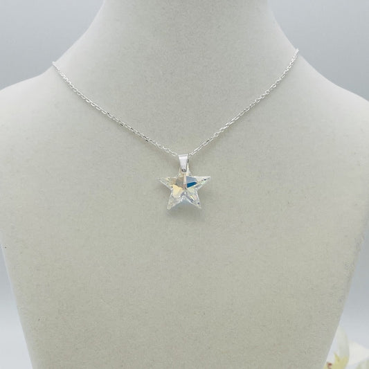 C1238NL AB Star Necklace 18"