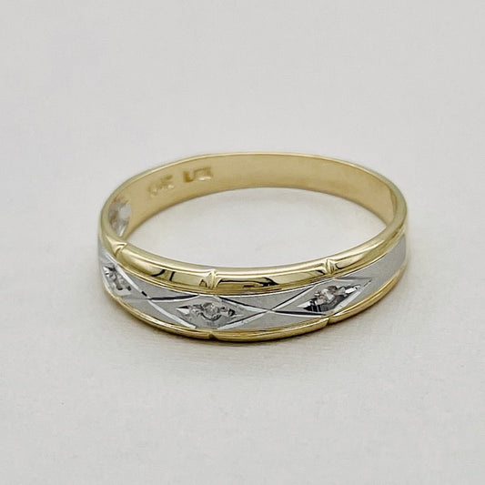 G-48 14K Gold Wedding Band #7