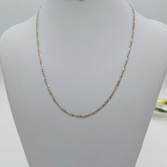 G-126 14K Gold 1.8mm.X22" Figaro Chain