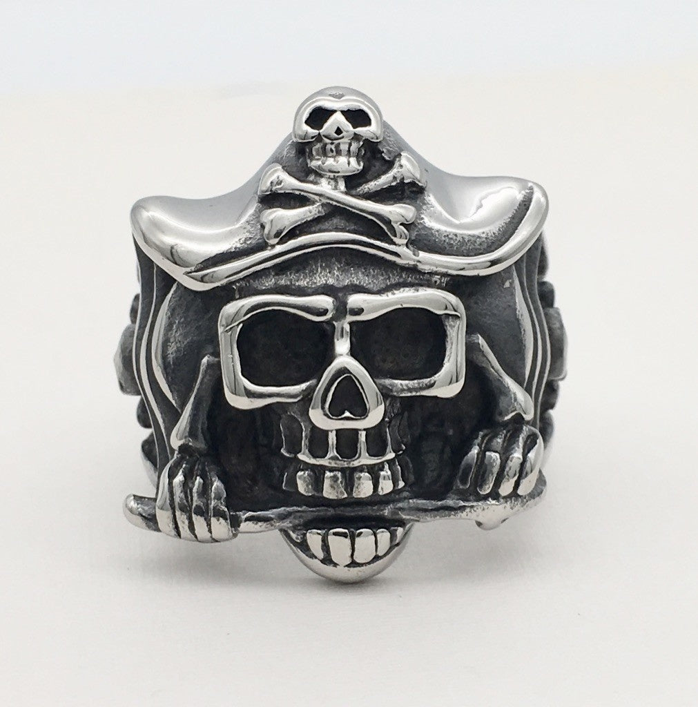 SS1079 SKULL RING # 9