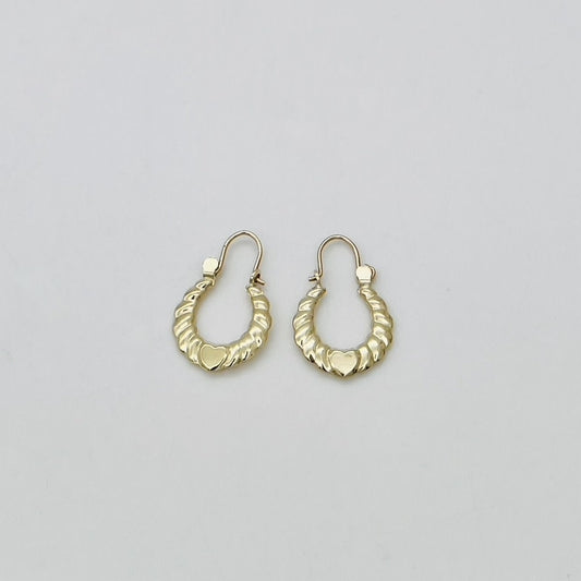 G-234  Heart Earrings