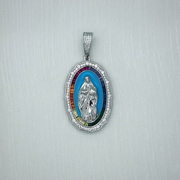 Z1851P Mother Mary Pendant 60mmx30mm.