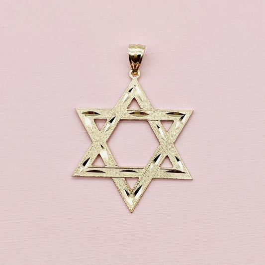 G-85 14K Gold 45mm.X36mm.  Star of David 4.11 gr.