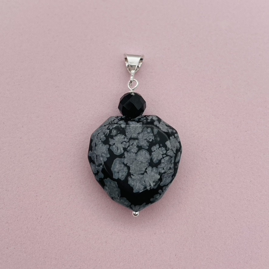 ST1074  Obsidian Pendant