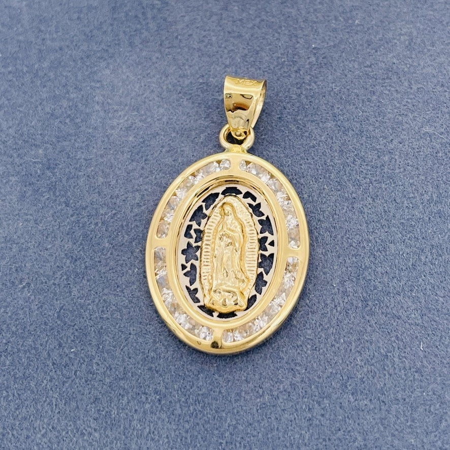 G-134  14K Gold Virgin Pendant