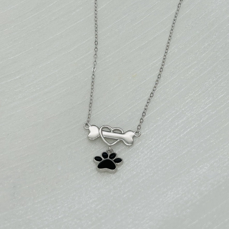 S1766NL Dog Lover's Necklace 18"