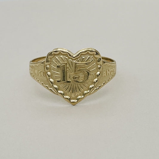 G-72  # 9 14K Gold   Quinceañera ring  1.86  gr.