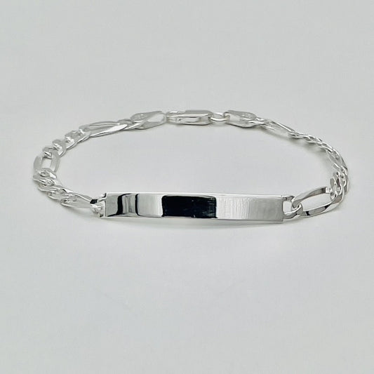 S1732 ID Bracelet Super Flat 5mm.X7"