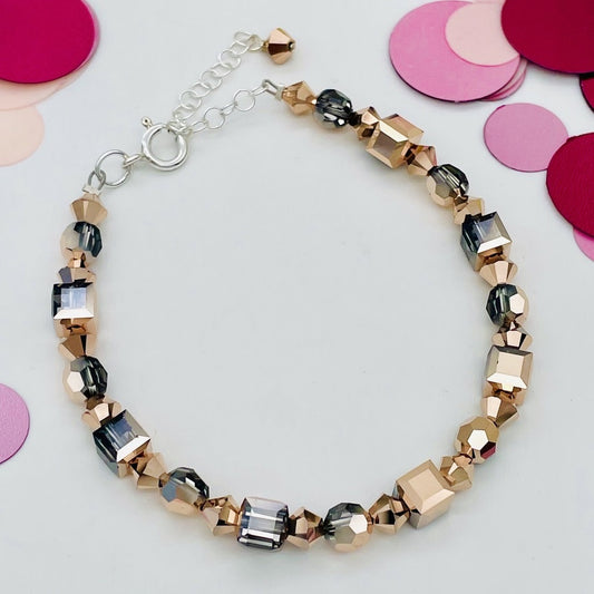 C1259BL Rose gold Bracelet 8"