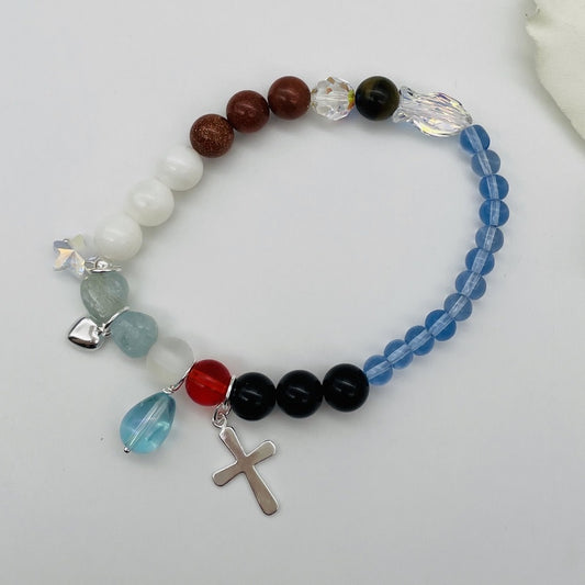 ST1453  7.5" La vida de Jesus Bracelet