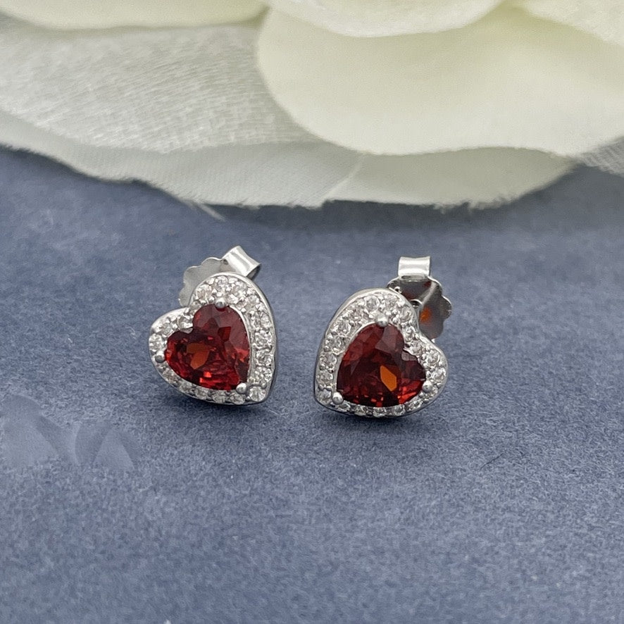 Z1317 Heart Earrings