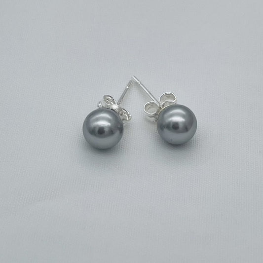 C1031ER Gray Pearls 6mm.