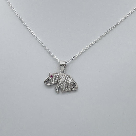 Z1520NL Elephant Necklace 18"