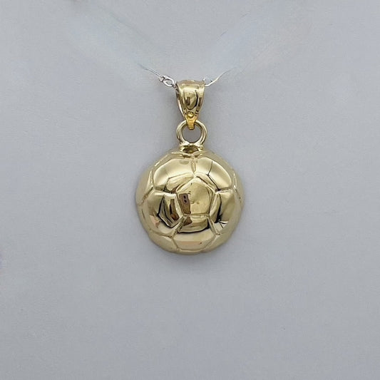 G177 14K Gold Soccer Ball  Pendant