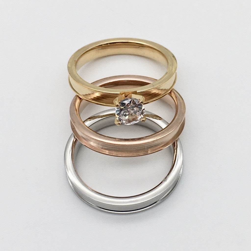 SS1294R 3 Color Set of 3 Rings