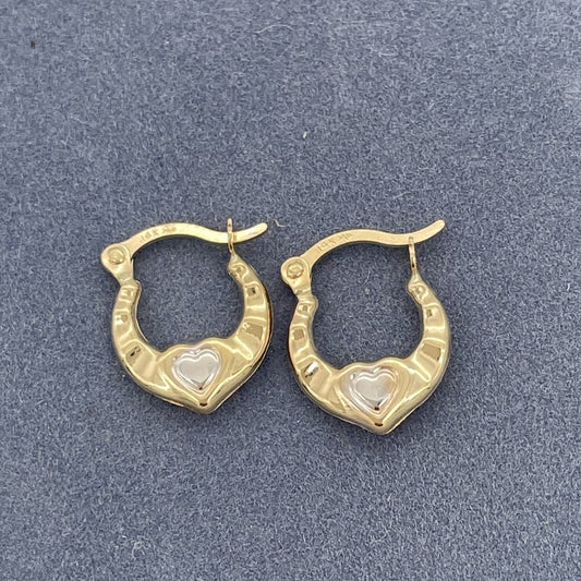 G63 14K Gold Hoop Earrings