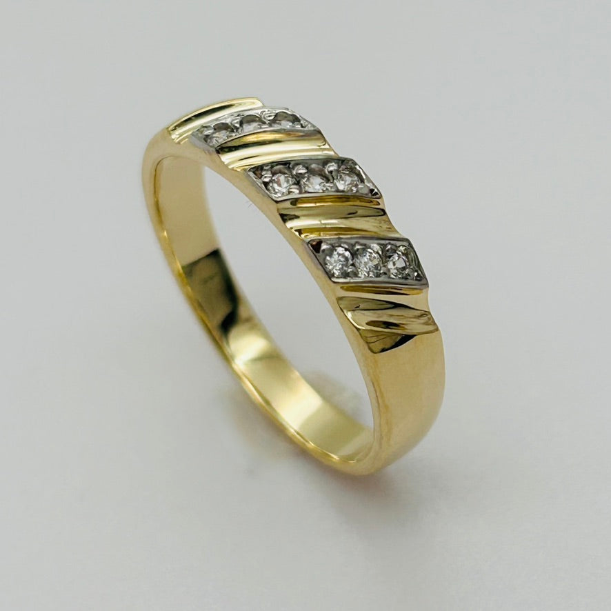 G300 14K Gold Wedding Band #10