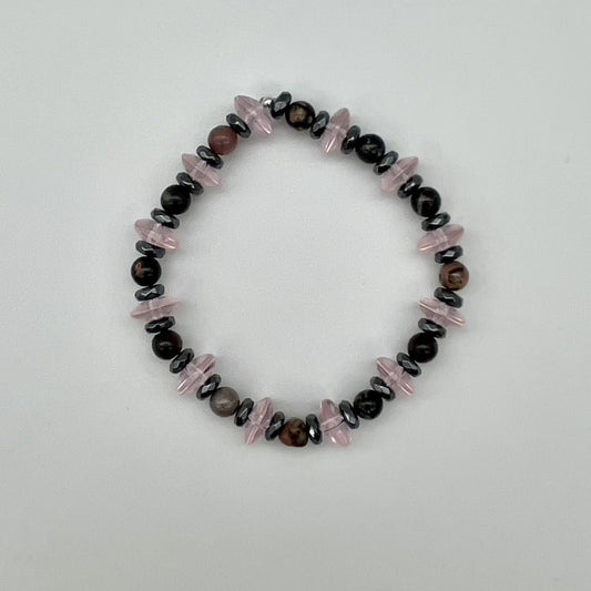 ST1780 Rhodonite Bracelet 6.5"