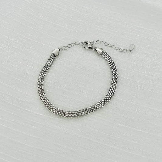 S1767BL Mesh Bracelet  7.5"