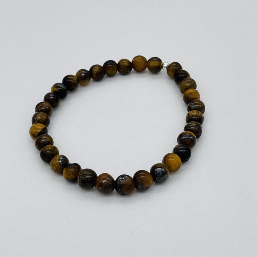 ST1023BL Tiger Eye 6mm.X7"