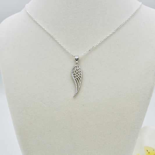 Z1451NL Wing Necklace 18"