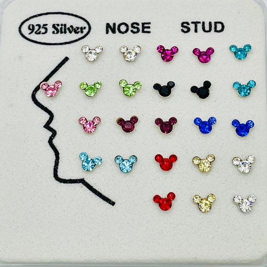 Z1541  Set of 2 Nose Studs Assorted