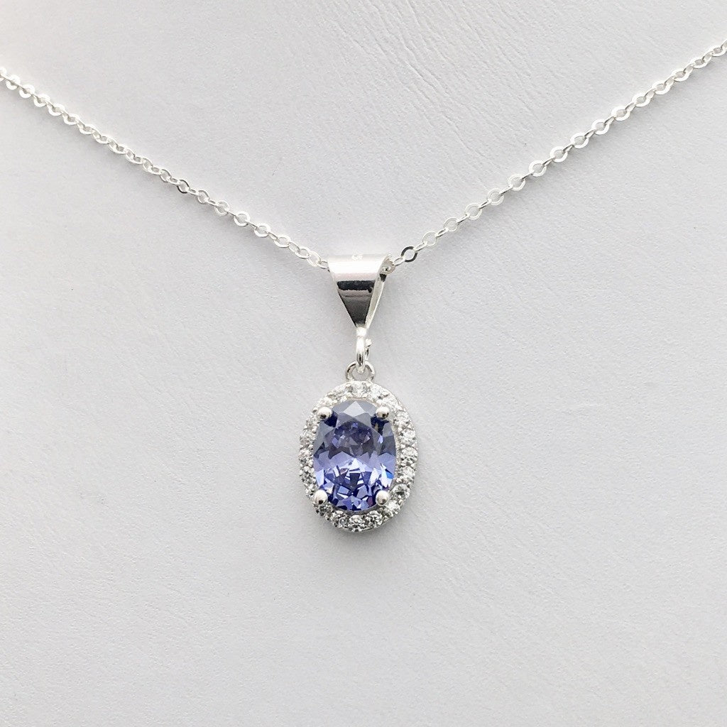 Z1274 18" Necklace Tanzanite