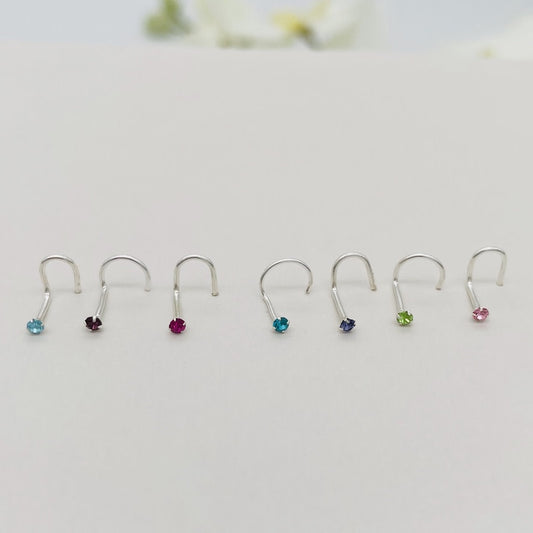 Z1538 Nose Studs 1.5mm Assorted colors