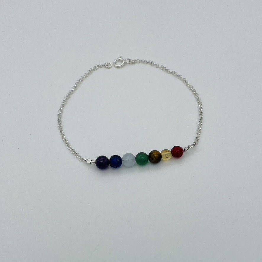 ST1747  9" Chakra Anklet