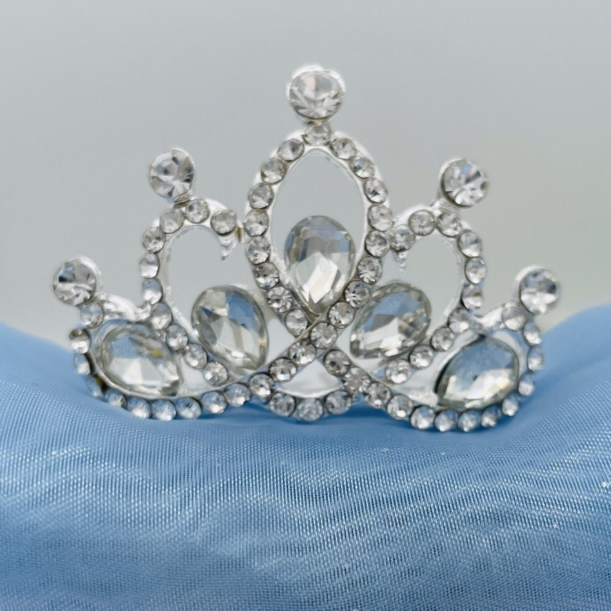 F419  60mm.X40mm. Tiara  Clear