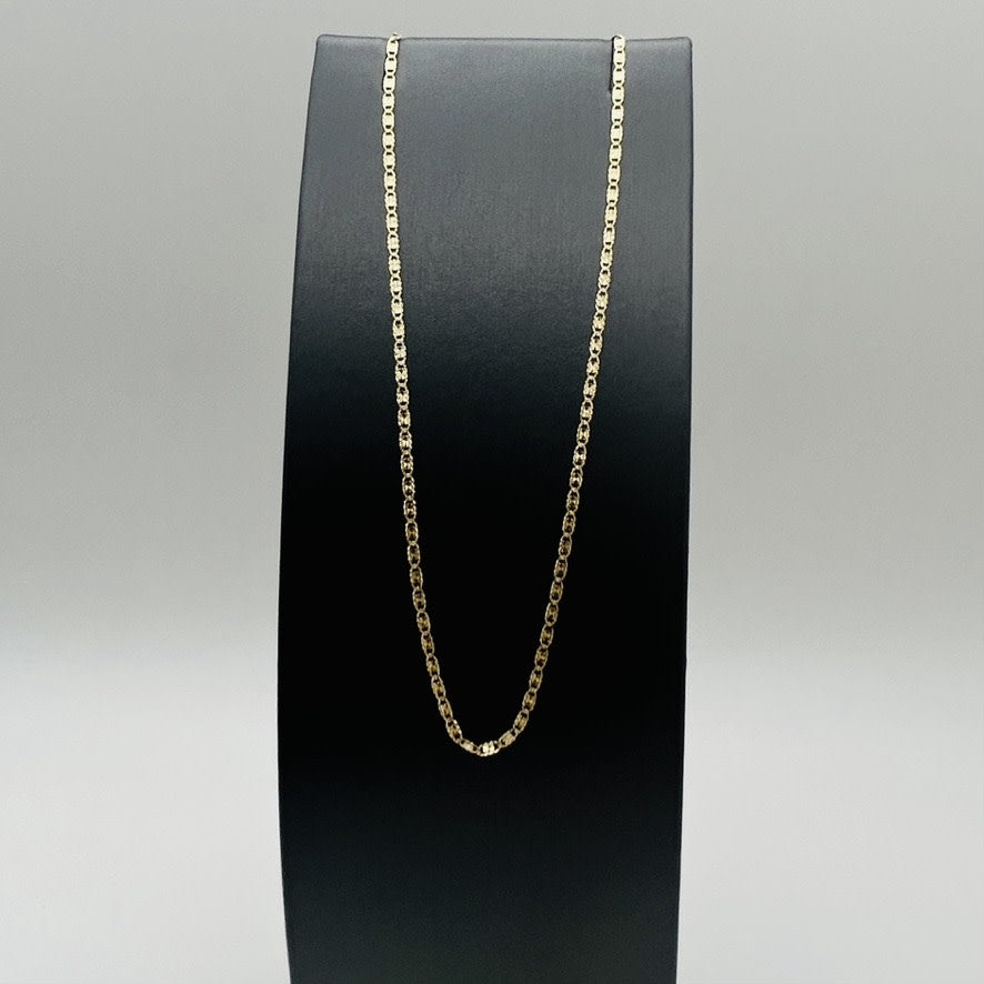 G-268 14K Gold Valentino Chain 16" X 2.1mm.