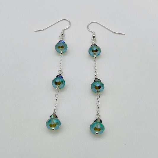 C1276ER SW Green Earrings