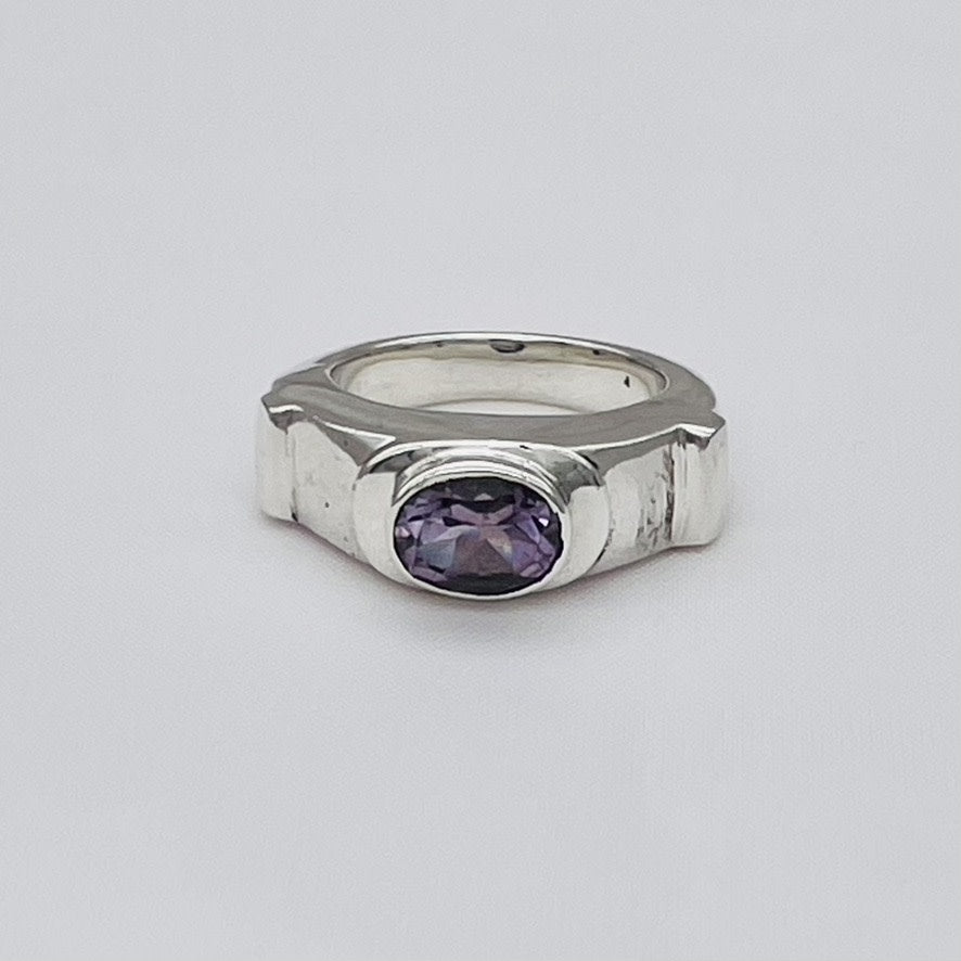 ST1660  Amethyst Ring #6