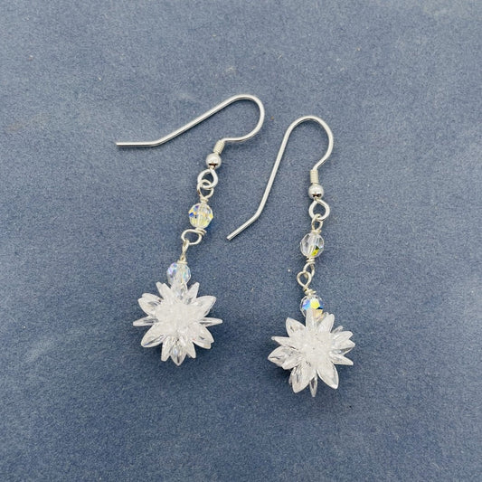 Z1448  Snow Flake Earrings