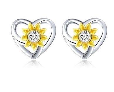 Z1659  Sunflower Earrings