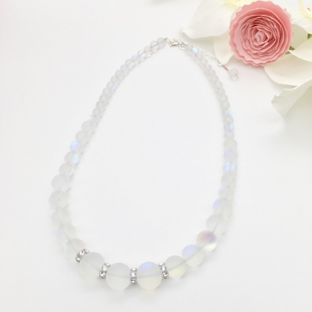 C1203 19" Crystals Glowing Necklace