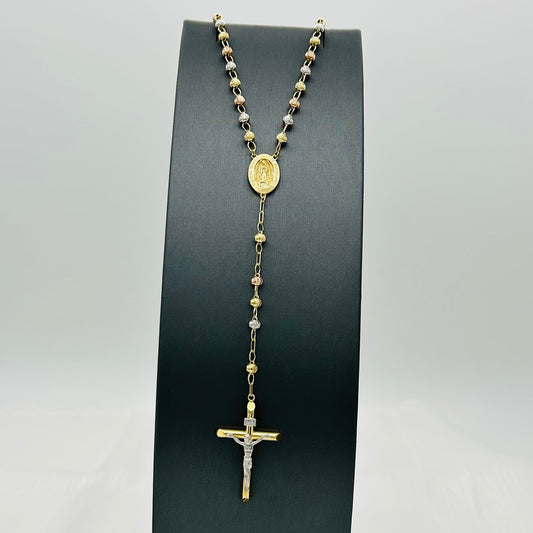 G312 Rosary 14K Gold 4mmx20"