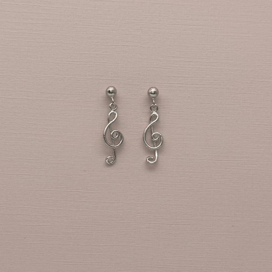 S1083ER Musical Note Earrings