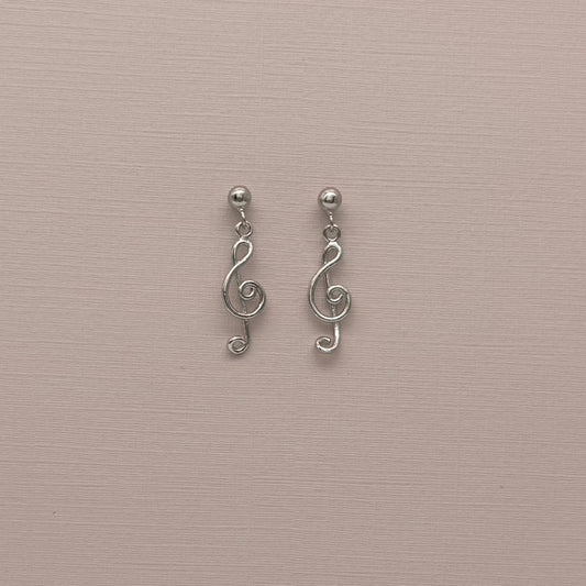 S1083ER Musical Note Earrings