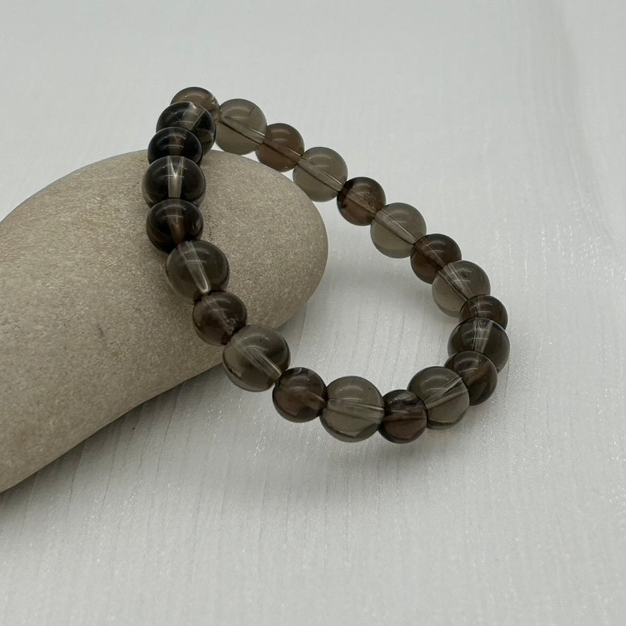 ST1913BL Smoky Quartz Bracelet 7.5"