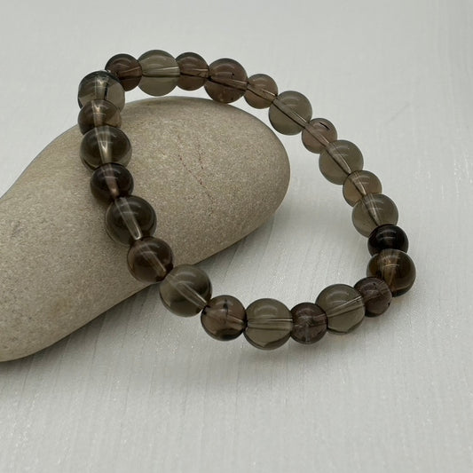 ST1913BL Smoky Quartz Bracelet 8"