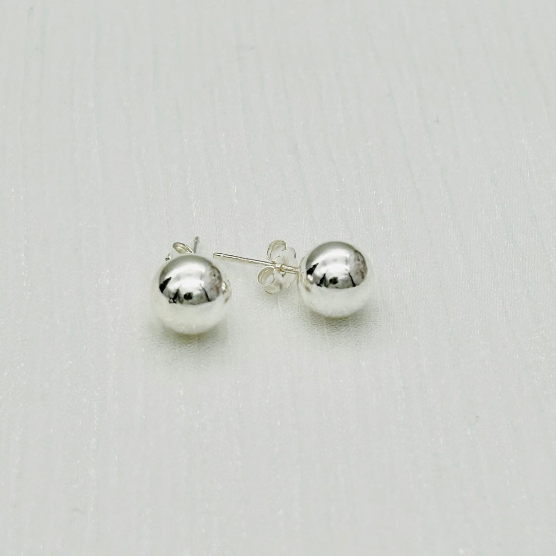 S1054ER Ball Earrings  9mm